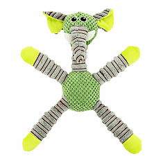 Игрушка-пищалка для собак Слон, микс (39 * 33 * 12 см).