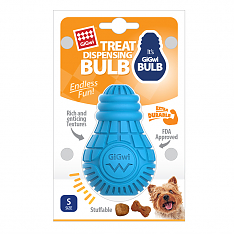 BULB RUBBER Игрушка для собак Резиновая лампочка 8 см