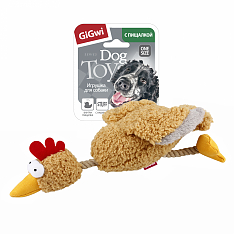 CATCH & FETCH Игрушка для собак Курица с пищалкой, 36см
