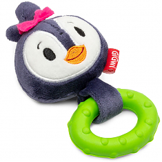 SUPPA PUPPA Игрушка для маленьких собак Пингвин с пищалкой, 15 см
