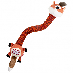 CRUNCHY NECK Игрушка для собак Лиса с хрустящей шеей и пищалкой, 50см