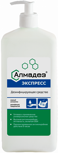 Антисептик кожный Алмадез-Экспресс, 1 л (с дозатором)