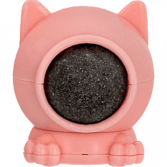 Игрушка для кошек Котик-лизунец с кошачей мятой (6 х 5,5 х 5-5,5 см), NUNBELL
