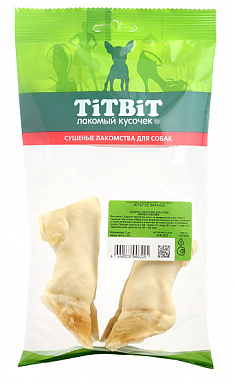 TITBIT лакомство копытце БАРАНЬЕ (мягкая упаковка), 103 г