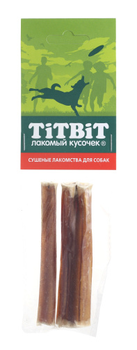 TITBIT лакомство корень бычий догодент 2 для собак (мягкая упаковка)