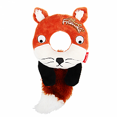 PLUSH FRIENDZ Игрушка для собак Лиса с пищалкой, 19 см