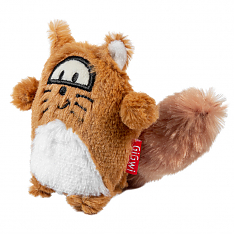 PLUSH FRIENDZ Игрушка для собак Лиса с большой пищалкой, 18 см