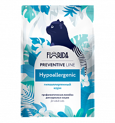 FLORIDA Hypoallergenic сухой корм для кошек при пищевой аллергии, 1,5кг