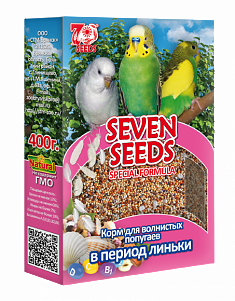 SEVEN SEEDS SPECIAL корм для волнистых попугаев с витаминами и минералами, 400 г