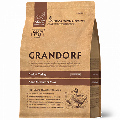 GRANDORF MED&MAXI Duck&Turkey 10кг