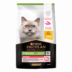 PRO PLAN Nature Elements STERILISED для кошек (КУРИЦА), 7кг