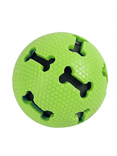 Игрушка для собак Мяч-пищалка (d=7,5 см), микс, NUNBELL