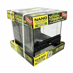 Exo Terra Nano Wide Террариум из силикатного стекла, 20х20х20 см